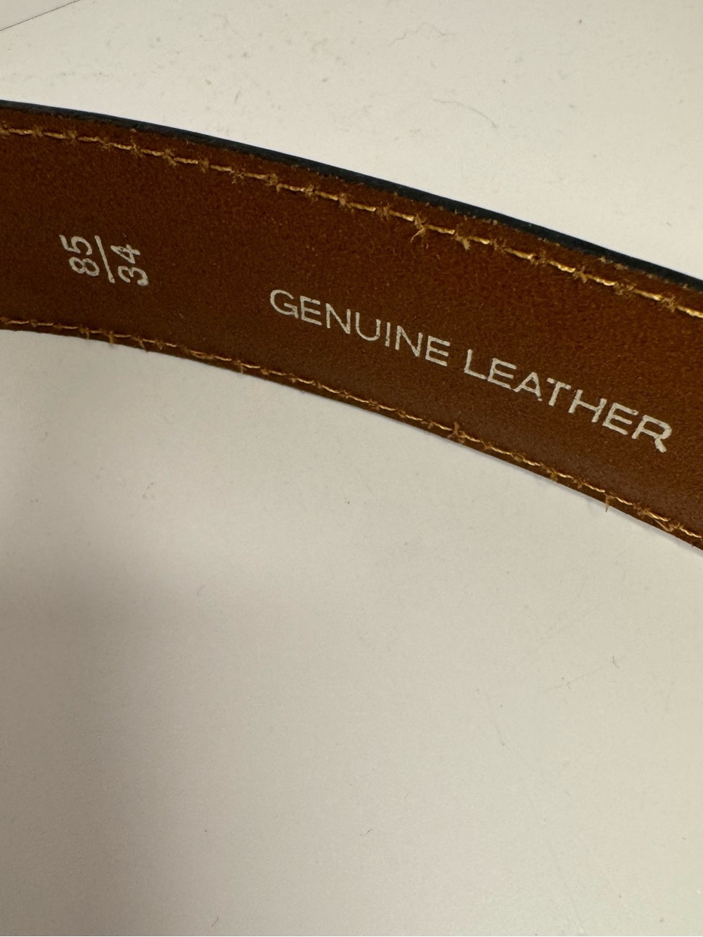 Fossil Aiden Leather Belt Size 85/34 - Picture 2 of 9